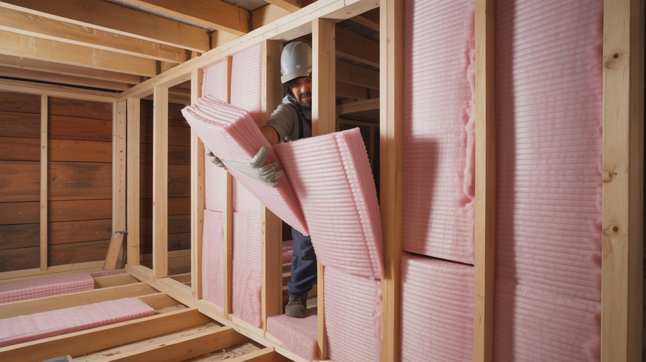 Insulation installation in cabin walls