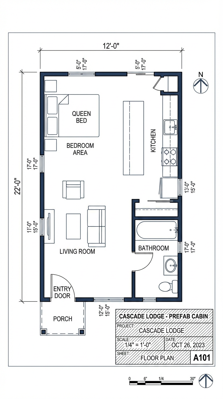 Cascade Lodge floor plan