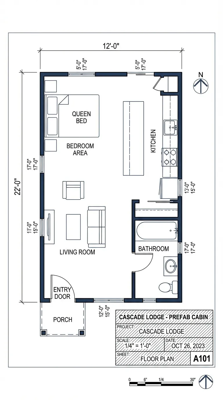 Cascade Lodge floor plan