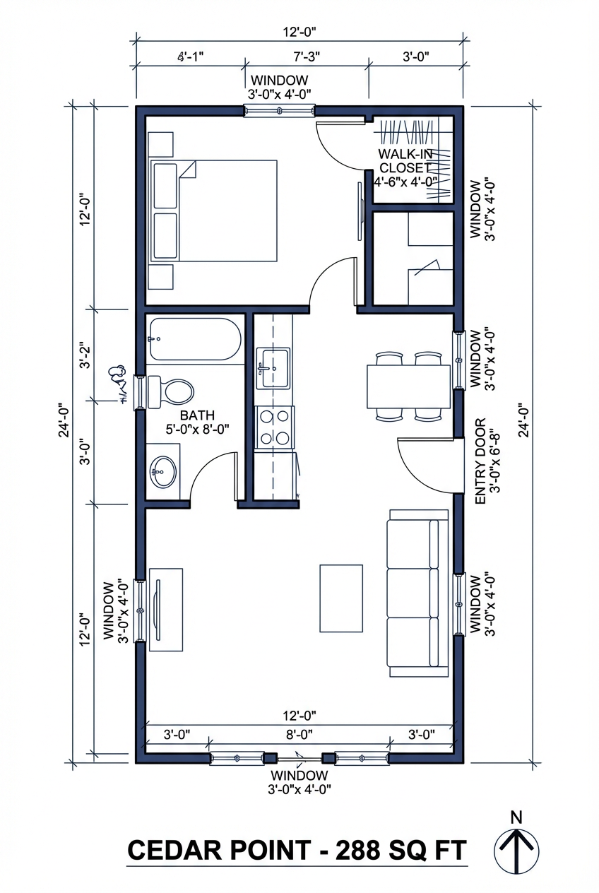 Cedar Point floor plan