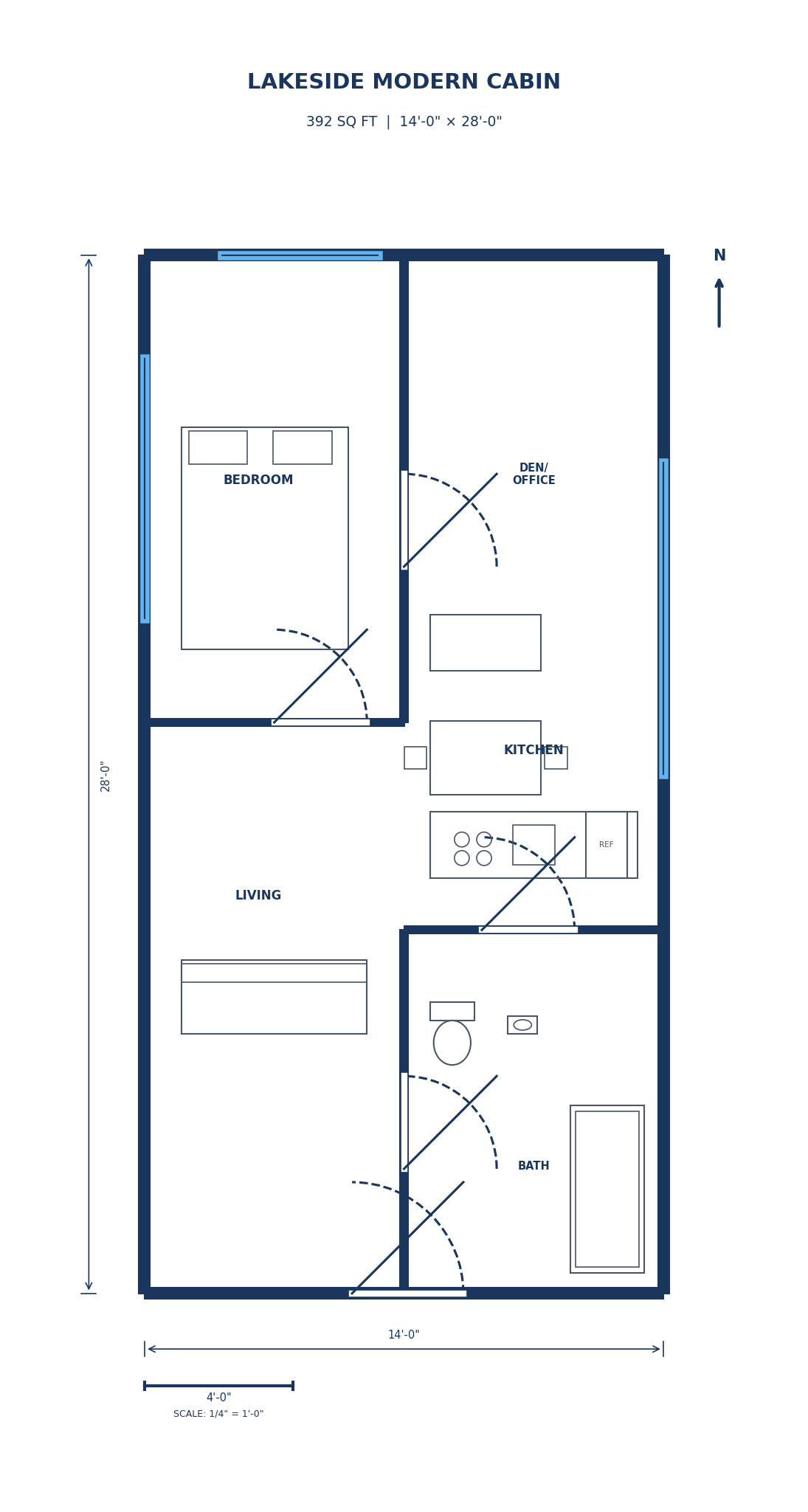 Lakeside Modern floor plan