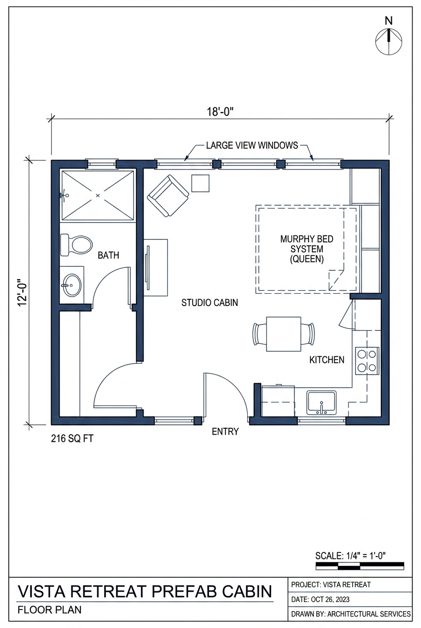 Vista Retreat floor plan
