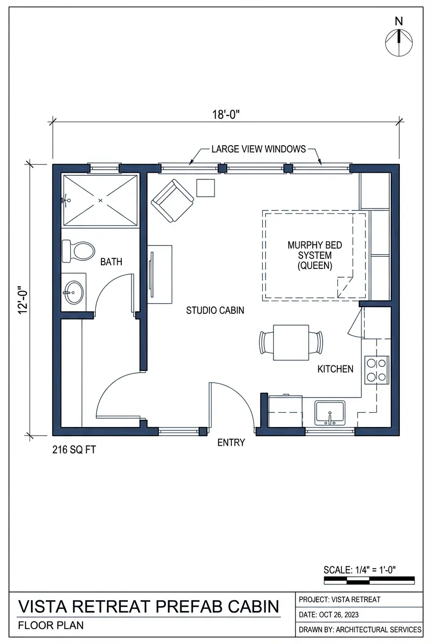 Vista Retreat floor plan