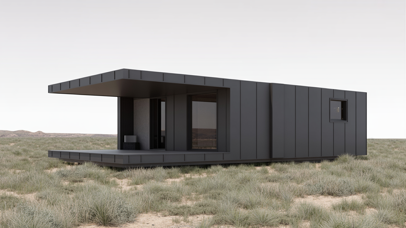 Minimalist One - 12' × 18' modern prefab cabin